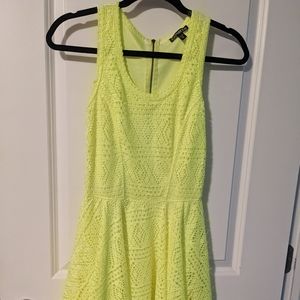 Neon Green Dress